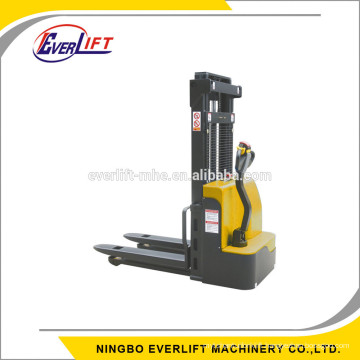 1500kg 1.5 ton 1.6m 2.5m 3 m electric pallet stacker with Curtis Controller